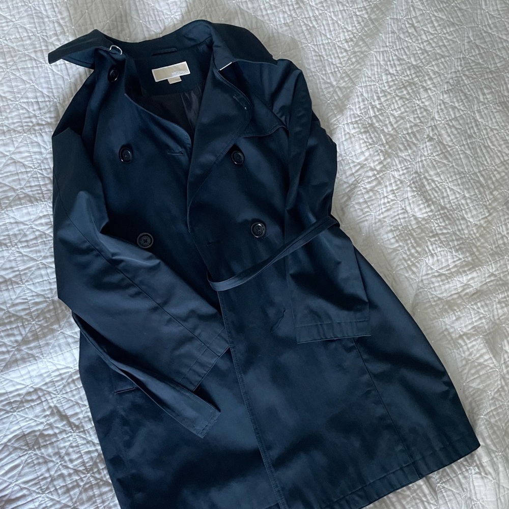 Cotton blade trench coat.Michael Kors